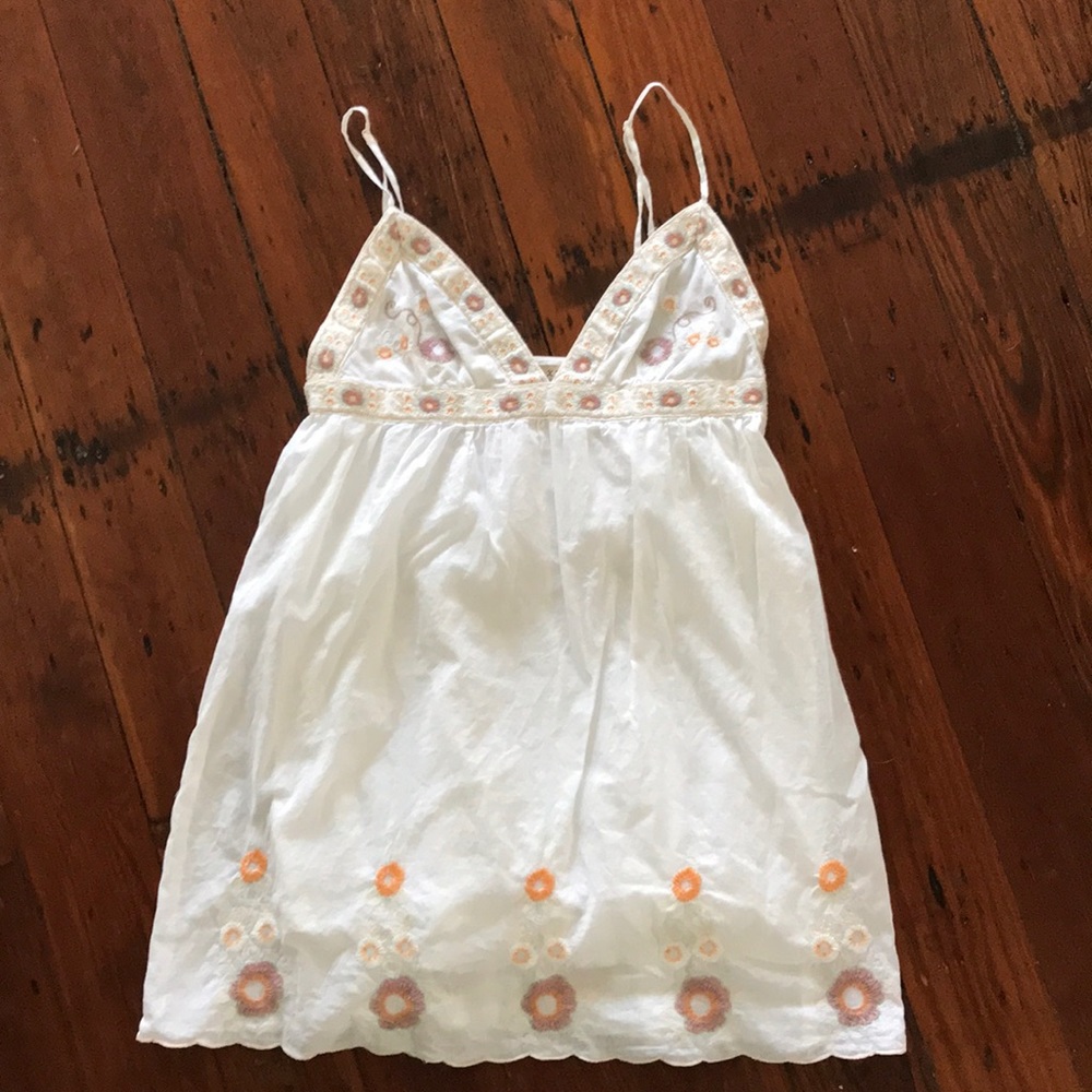 100% white cotton dress